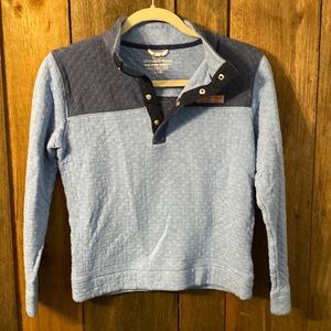 Vineyard vines, boys pull-over, navy and light blue